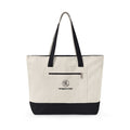 Regatta Logo Zippered Canvas Tote