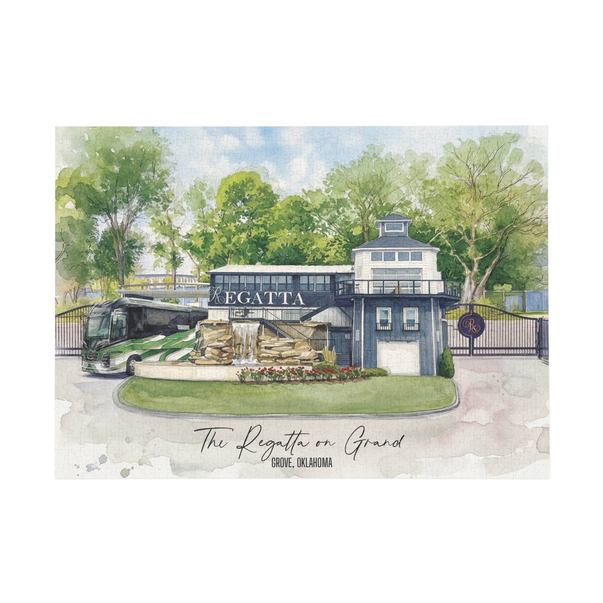 The Regatta on Grand Watercolor Jigsaw Puzzle (1000 pcs)