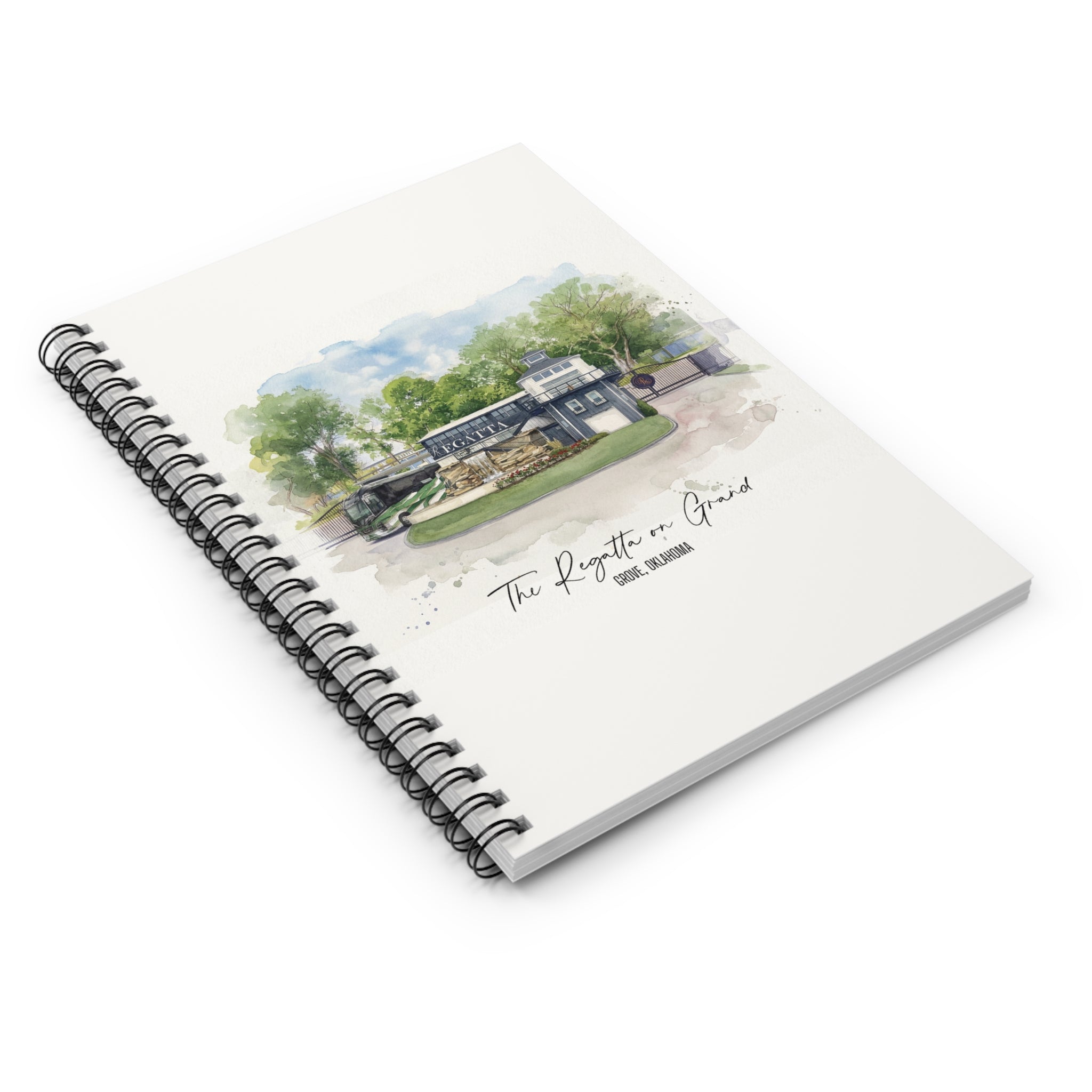 The Regatta on Grand Spiral Notebook (Ruled)