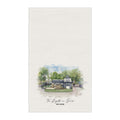 The Regatta on Grand Watercolor Tea Towel