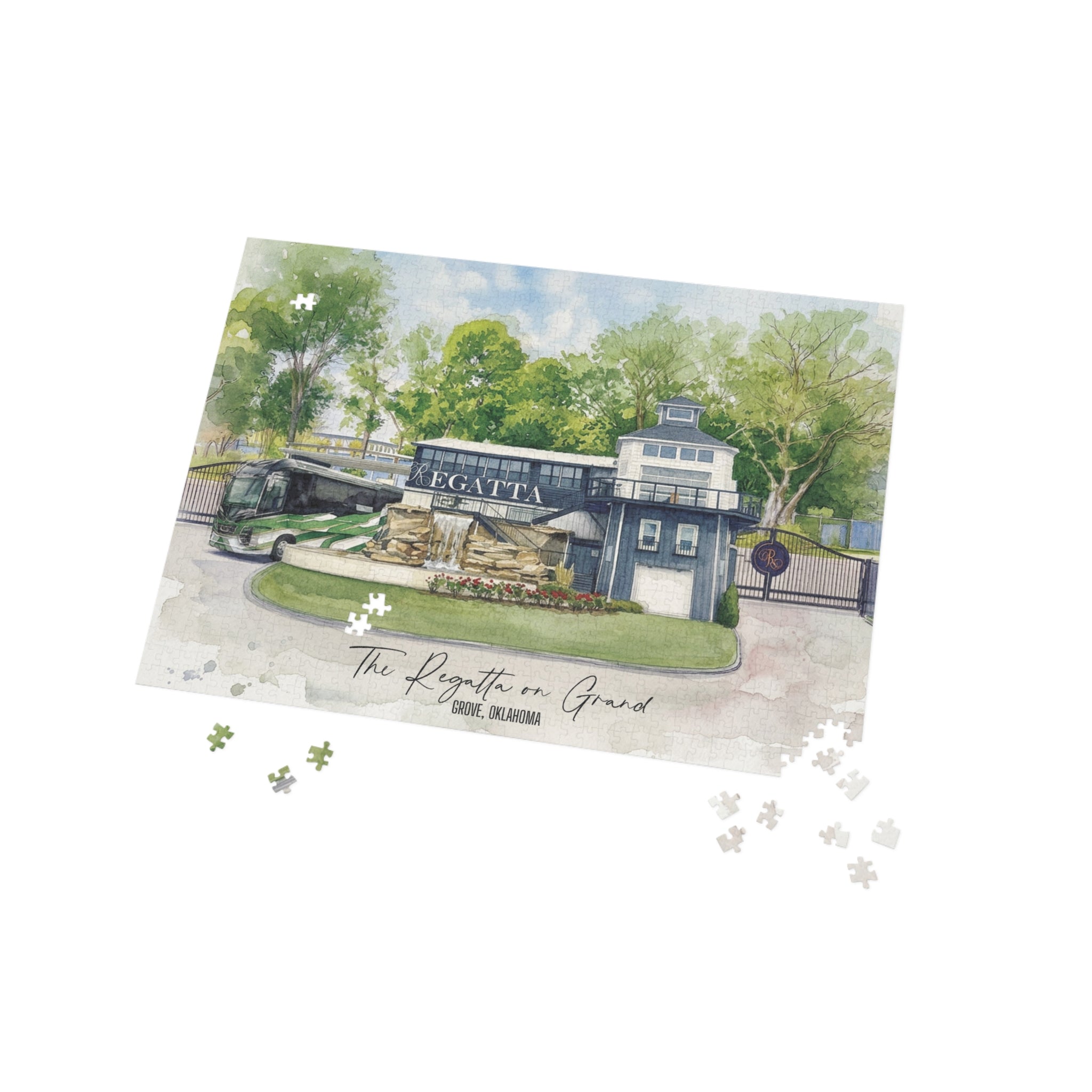 The Regatta on Grand Watercolor Jigsaw Puzzle (1000 pcs)