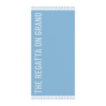 Boho Light Blue Fringe Beach Towel